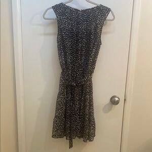 Simply Vera Vera Wang Black Sleeveless Mini Sundress